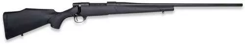 Weatherby Vanguard Obsidian 223 Rem 5+1 16" Blued Threaded Barrel, Blued Stainless Steel Drilled & Tapped Receiver, Black Monte Carlo Synthetic Stock