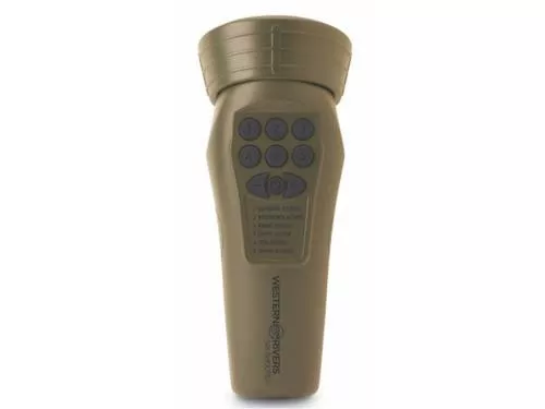 Western Rivers Mantis Six Shooter Electronic Game Call Brown Plastic