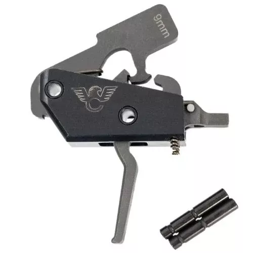 Wilson Combat Tactical Trigger Unit Flat 9mm 3.5-4 lb 2-Stage Trigger - Black
