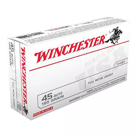 WIN USA 45ACP 185GR FMJ FN 50/10