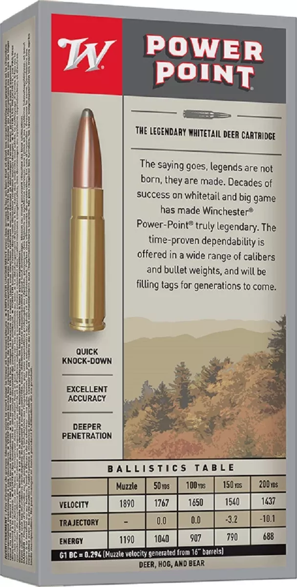 Winchester Ammo Power-Point 300 Blackout 150 gr Power Point - X300BLK