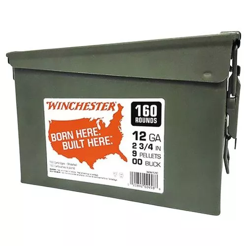 Winchester Ammo USA 12 Gauge 2.75" 9 Pellets 00 Buck Shot - WW12C