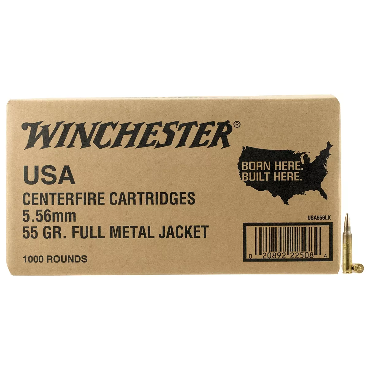 Winchester Ammo WM1931000 USA 5.56x45mm NATO 55 gr Full Metal Jacket 1000rds