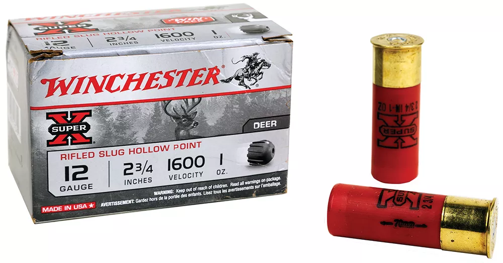 Winchester Ammo X12RS15VP Super X12Gauge 2.75″ 1oz Rifled Slug Shot 15 Per Box/10 Case