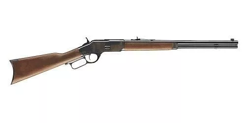 Winchester Repeating Arms 534202140 Model 1873 Short Rifle Full Size 44-40 Win 10+1 20" Brushed Polish Blued Steel Barrel, Color Case Hardened Steel Receiver, Grade III/IV Walnut Straight Grip Stock