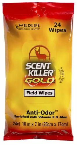WR SCENT KILLER GOLD FIELD WIPES 24/PK
