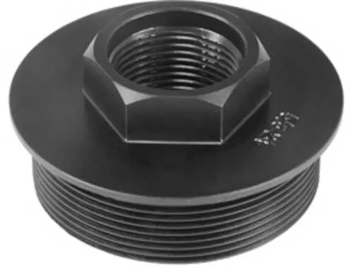 Yankee Hill Machine Co Universal Suppressor Mount Coverts HUB to Direct Thread 5/8"-24 Melonite QPQ Finish Black