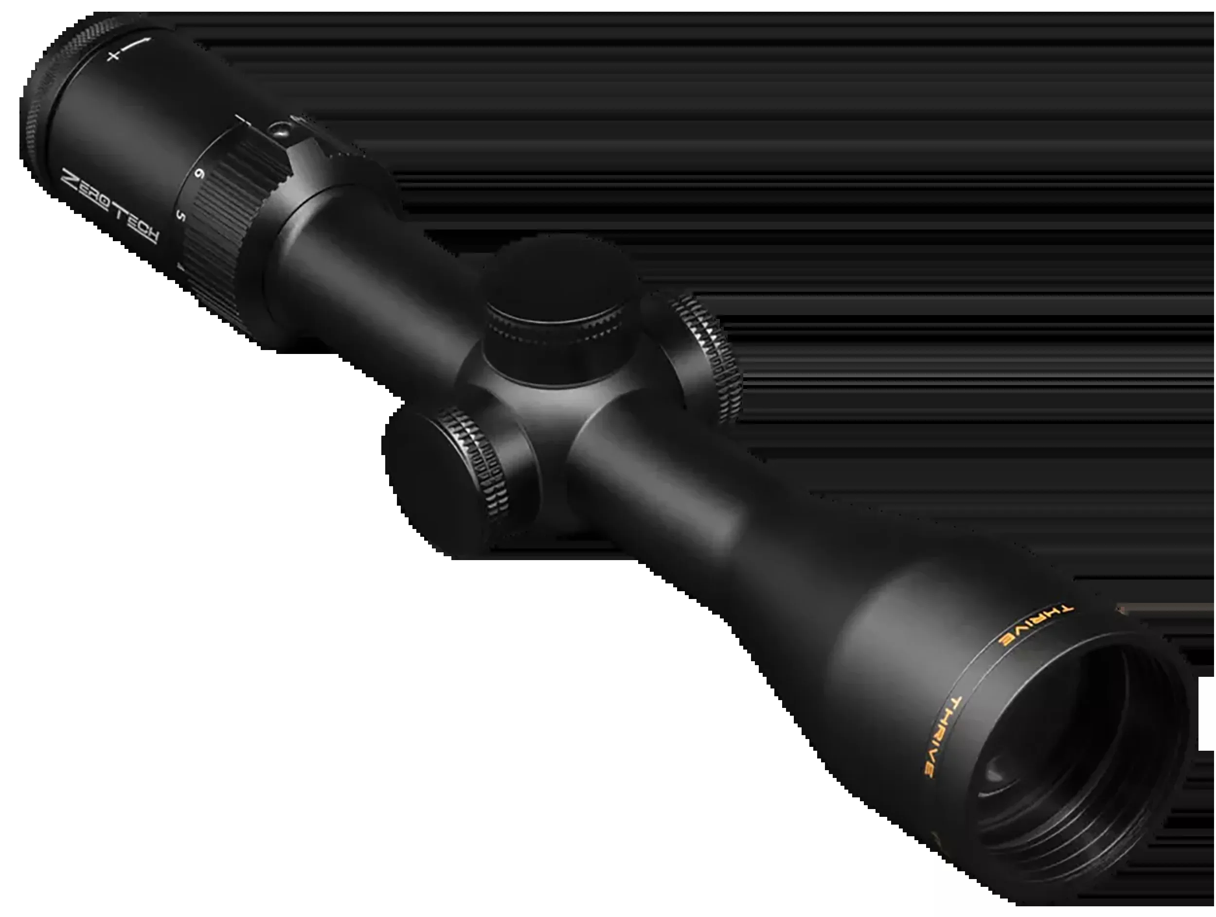 Zero Tech Optics Thrive 4-16x 50mm 30mm Tube Zeroplex Reticle Rifle Scope - Black