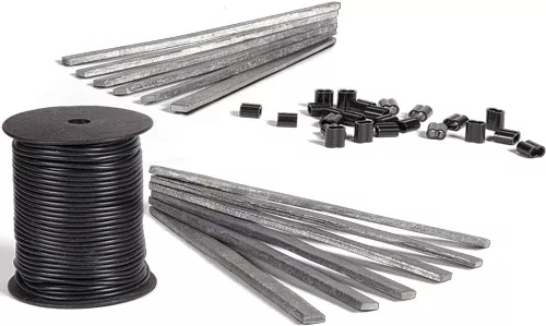 Zink Decoy Rigging Kit 200' PVC Line w/ 12 4oz Strap Weights & 24 Line Crimps
