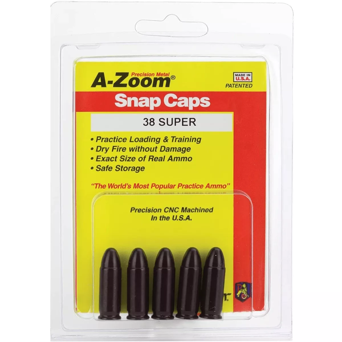 A-Zoom Precision Pistol 38 Super Aluminum - 5 Pack - 5158